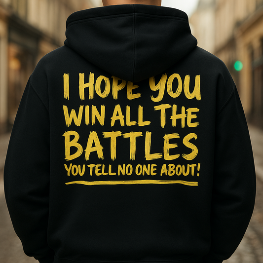 Keep Fighting Zip Up Unisex Cotton Hoodie